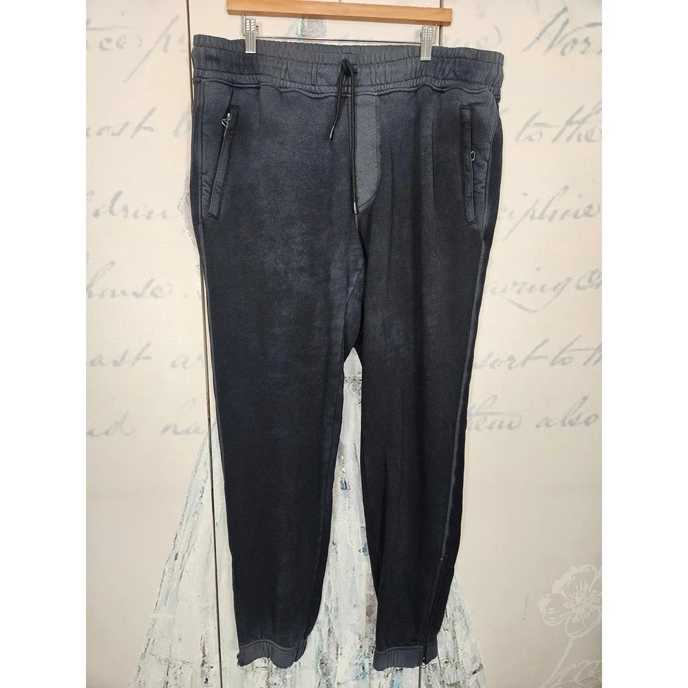 Cotton‎ Citizen Bronx Joggers Mens XXL Vintage Black Mineral Wash Sweatpants USA